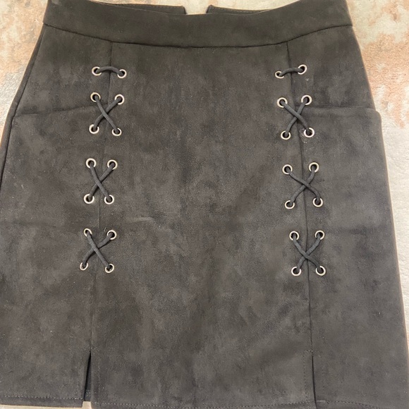 High waist Lace up skirt - Picture 4 of 6